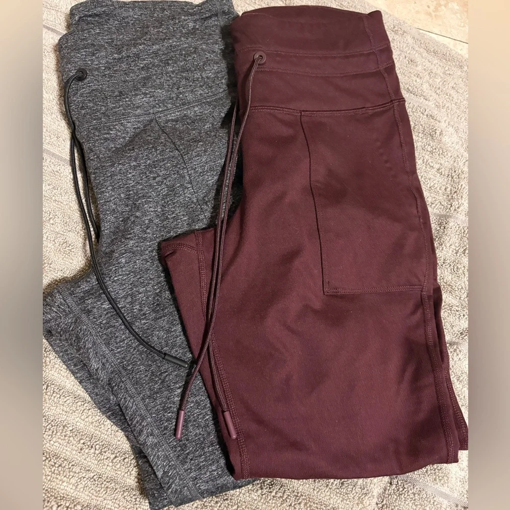 2 Old Navy Active High-Waisted CozeCore Jogger Leggings - Picture 1 of 9